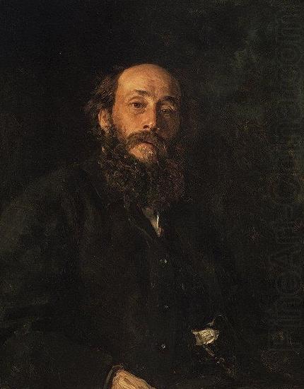 llya Yefimovich Repin Portrait of painter Nikolai Nikolayevich Ghe china oil painting image